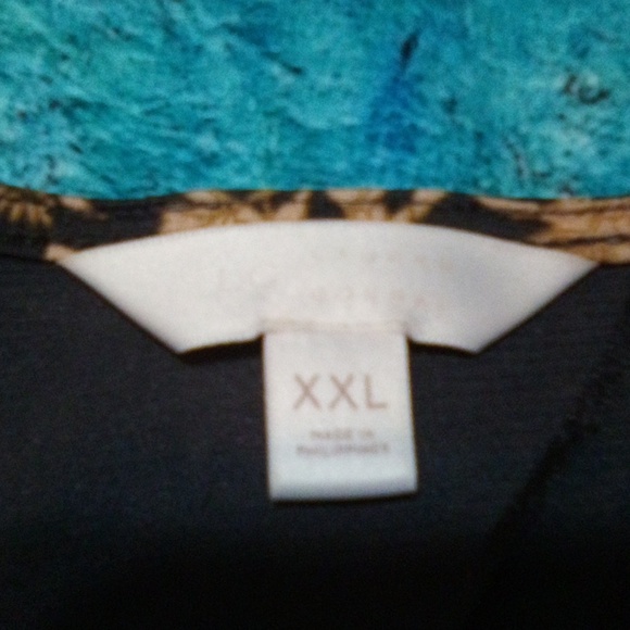 Lauren Conrad black floral dress size XXL - Picture 2 of 4